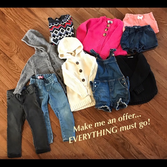 old navy/gap Other - 3t girls lot: sweaters/jeans/shorts